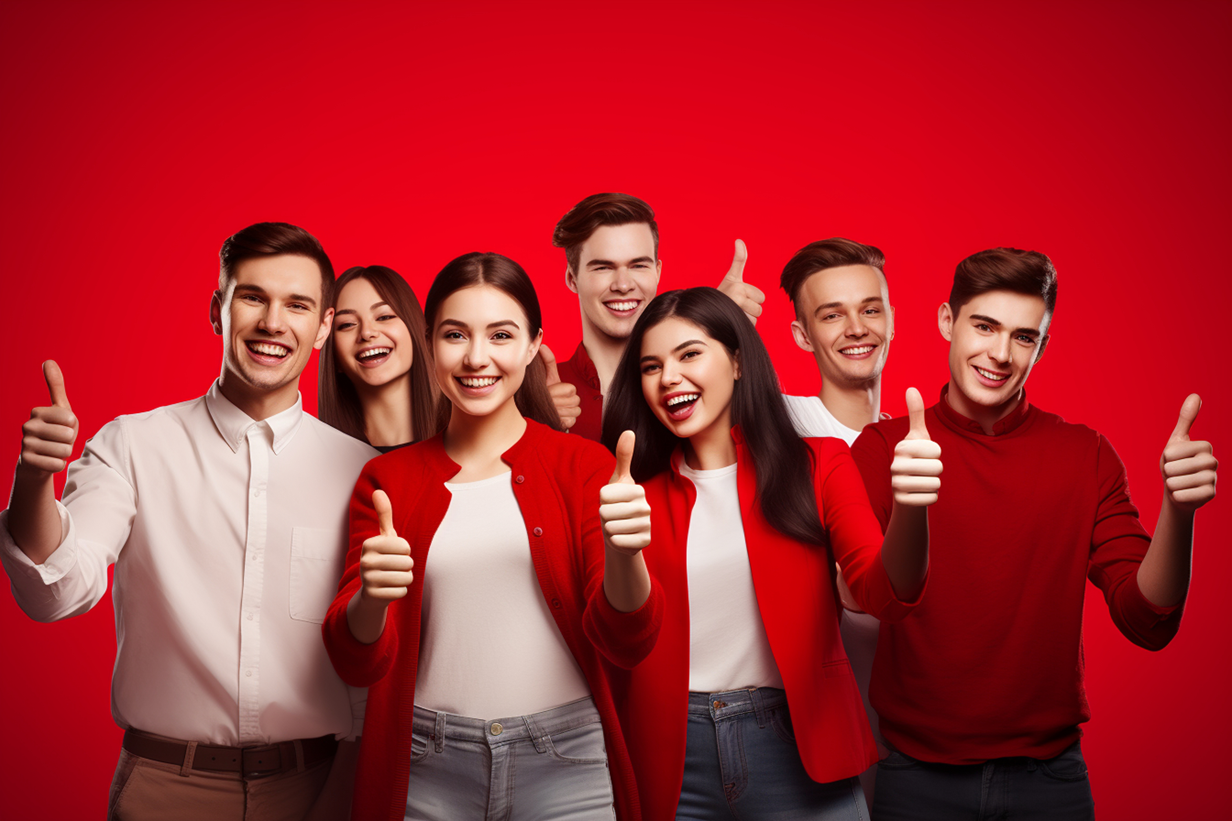 Friends posing for photo